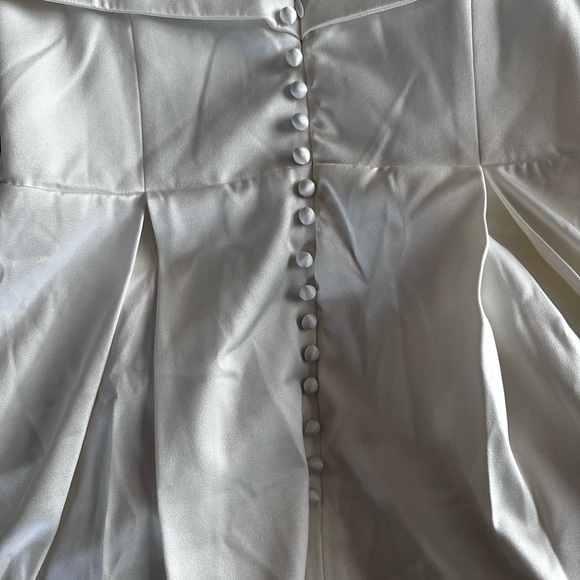 ELLIATT Strapless White High-Low Dress – Medium (NWT) - Picture 4 of 6